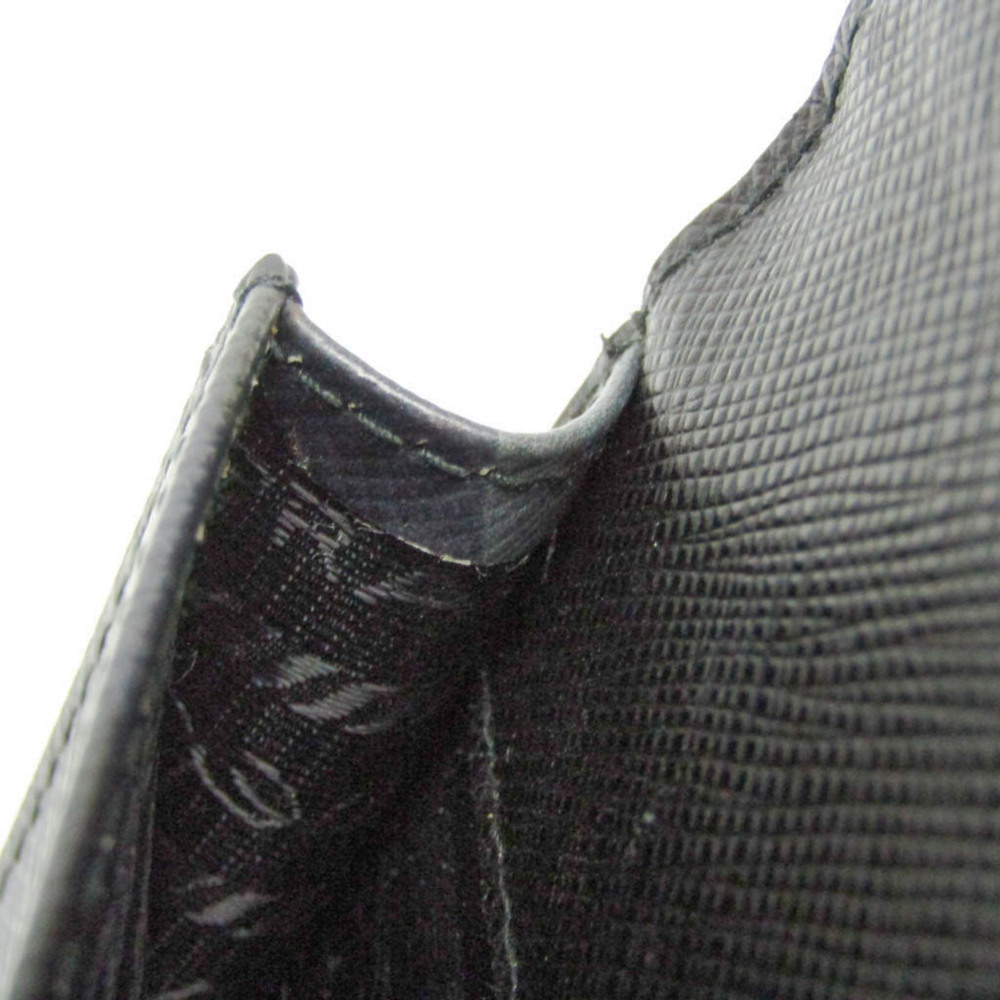 PRADA Black Leather Saffiano Shoulder Bag - Picture 12 of 14